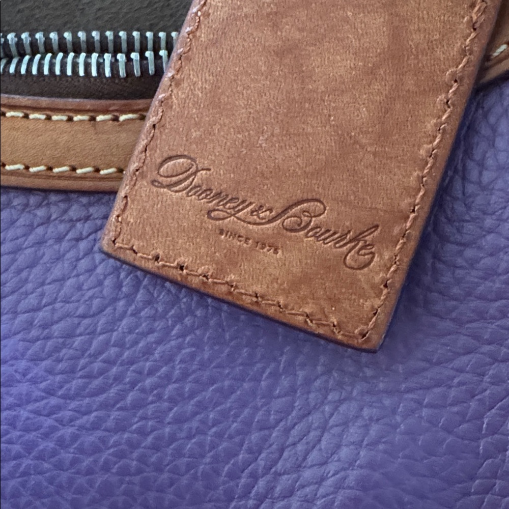 Dooney & Bourke Purple Harrison Shoulder Bag - Picture 4 of 5